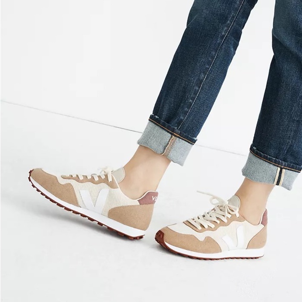 Mint Madewell x Veja SDU Sneakers in ColorBlock Womens Sz 8 Worn 1x